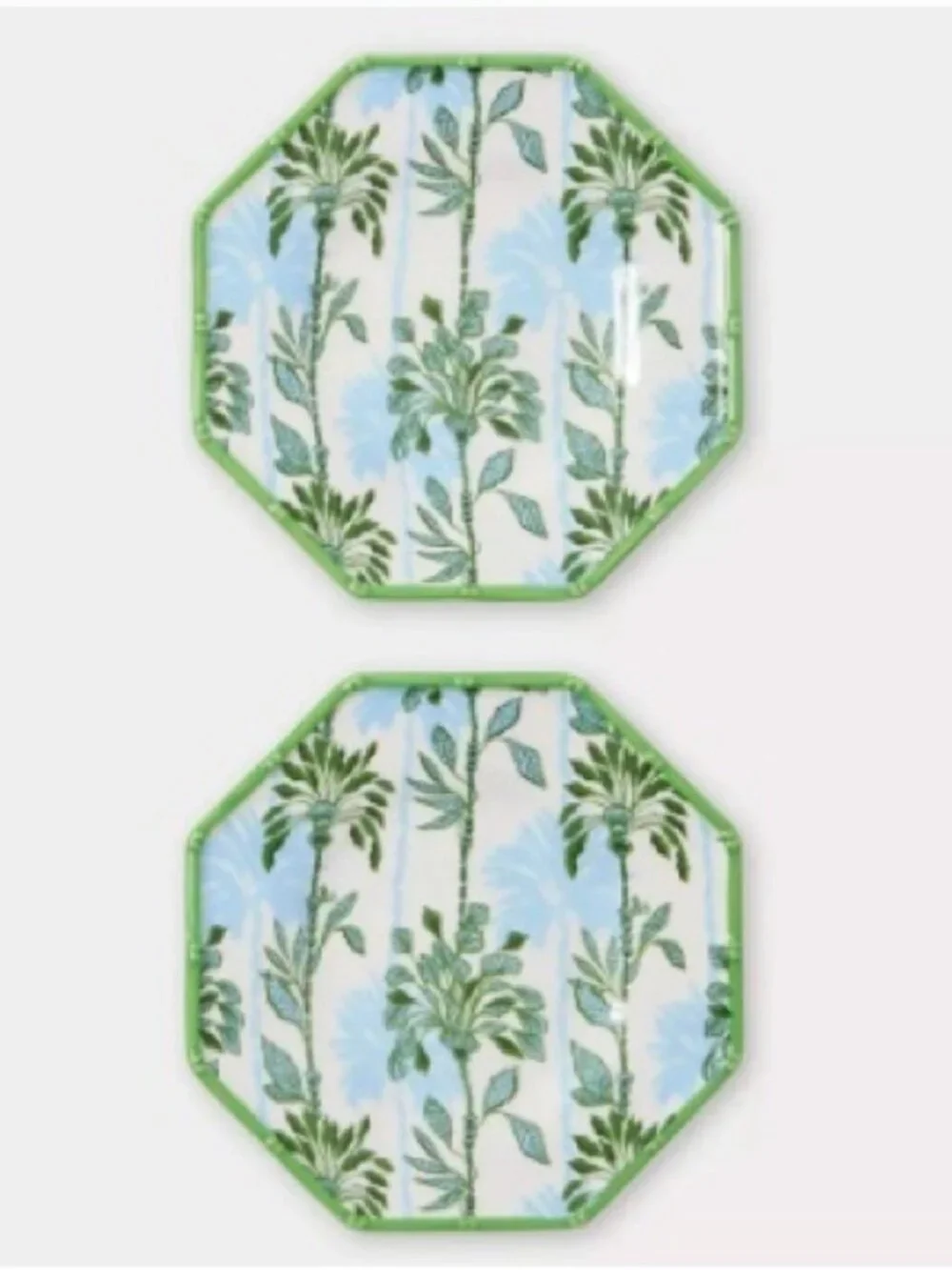 NWT Lilly Pulitzer Set of 2 Appetizer Plates Swayin In The Breeze
